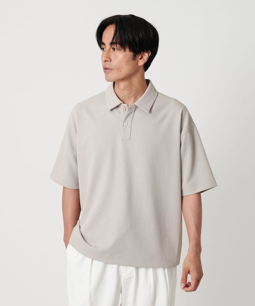 BEAUTY & YOUTH エア ドビー ワイドテーパード ポロシャツ BEAUTY&YOUTH UNITED ARROWS（ビューティーアンドユース