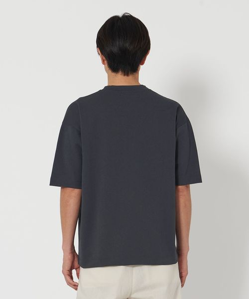 グッチ、黒のジャージー製クルーネック T シャツ 60/2マーセライズジャージクルーネックニット｜メンズ