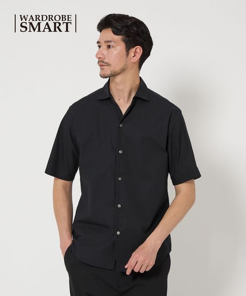 BEAUTY&YOUTH/【WEB限定 WARDROBE SMART】コットン ワイドカラー スキッパーシャツ/シャツ / ブラウス