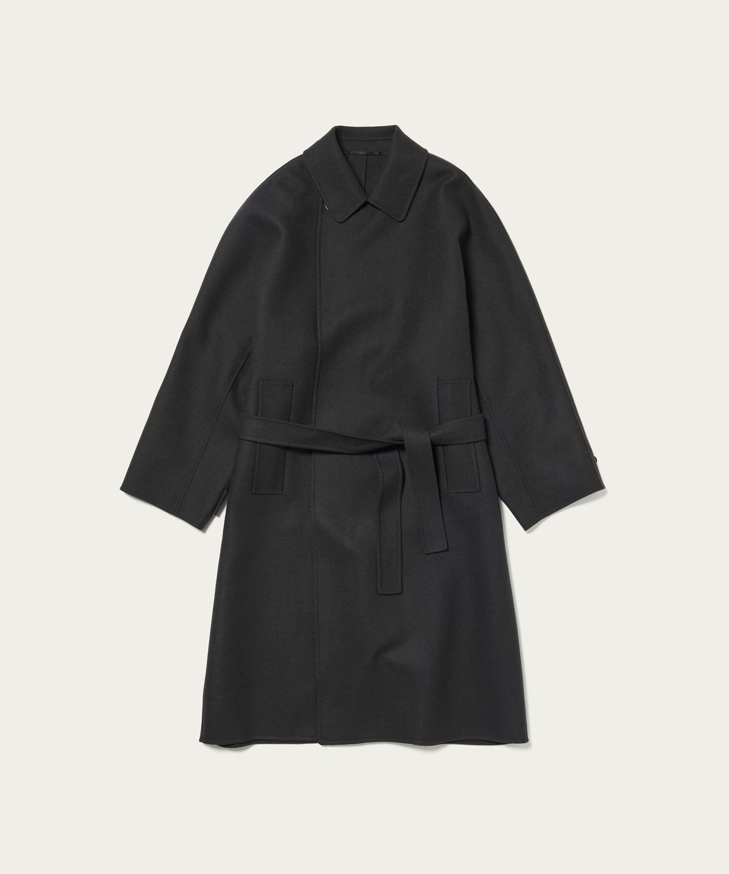 ＜H＞BEAUTY＆YOUTH リバーバルカラー ベルテッドコート 2024AW ボンディング バルカラー コート