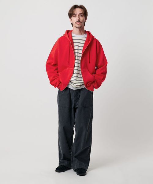 WEB限定】スウェット ジップパーカー