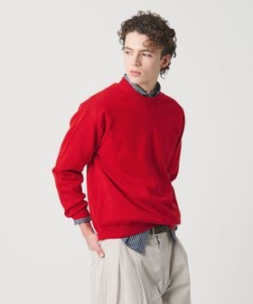 BEAUTY&YOUTH/ハイブリッド リネン クルーネック ニット ウォッシャブル/ニット / セーター