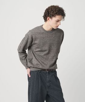 BEAUTY&YOUTH/ハイブリッド リネン クルーネック ニット/ニット / セーター