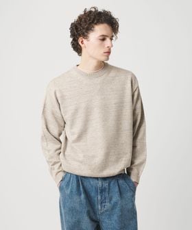 BEAUTY&YOUTH/ハイブリッド リネン クルーネック ニット/ニット / セーター