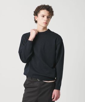 BEAUTY&YOUTH/ハイブリッド リネン クルーネック ニット/ニット / セーター