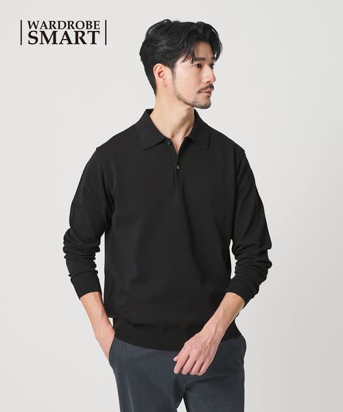 BEAUTY&YOUTH/【WEB限定 WARDROBE SMART】KOUKIN ハイゲージ ニット ポロシャツ【抗菌・防臭】/ニット / セーター