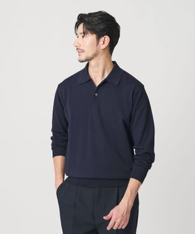 BEAUTY&YOUTH/【WEB限定 WARDROBE SMART】KOUKIN ハイゲージ ニット ポロシャツ【抗菌・防臭】/ニット / セーター