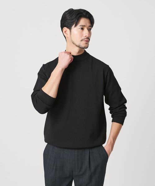 BEAUTY&YOUTH/【WEB限定 WARDROBE SMART】KOUKIN ハイゲージ ニット モックネック【抗菌・防臭】/ニット / セーター