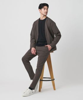 BEAUTY&YOUTH/【WEB限定 WARDROBE SMART】ダブルニット ノープリーツ スラックス パンツ/セットアップ対応【抗菌・防臭】/スラックス