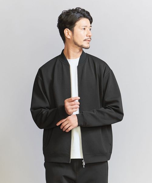 BEAUTY&YOUTH/【WEB限定 WARDROBE SMART】ダブルニット ジップブルゾン/セットアップ対応【抗菌・防臭】/その他コート / ブルゾン