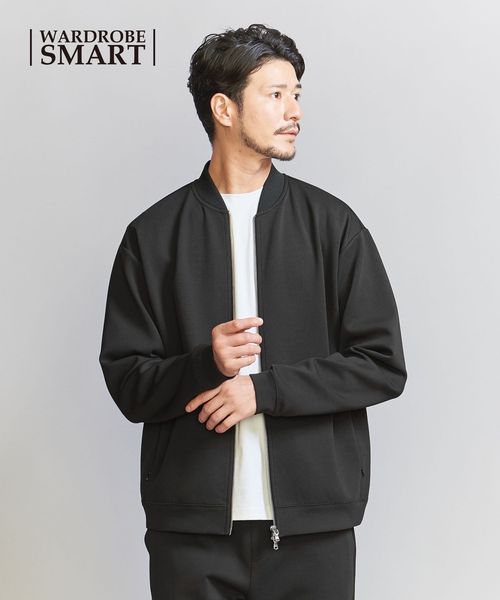 BEAUTY&YOUTH/【WEB限定 WARDROBE SMART】ダブルニット ジップブルゾン/セットアップ対応【抗菌・防臭】/その他コート / ブルゾン