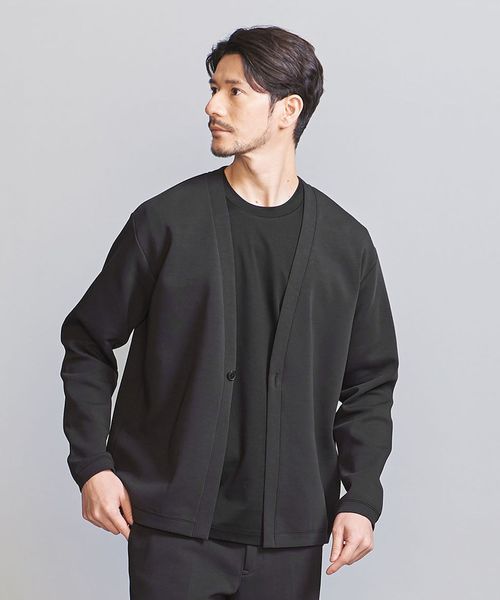 BEAUTY&YOUTH/【WEB限定 WARDROBE SMART】ダブルニット カーディガン/セットアップ対応【抗菌・防臭】/カーディガン / ボレロ