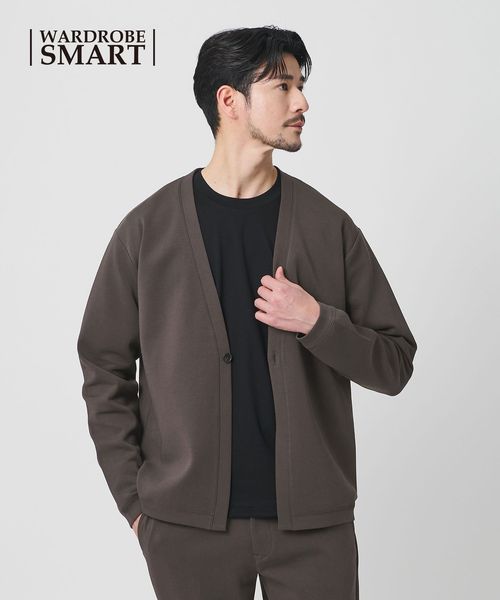 BEAUTY&YOUTH/【WEB限定 WARDROBE SMART】ダブルニット カーディガン/セットアップ対応【抗菌・防臭】/カーディガン / ボレロ