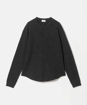 UNUSED/＜UNUSED＞LONG―SLEEVE HENRY NECK WAFFLE T―SHIRT/カットソー/Tシャツ / カットソー