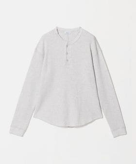 UNUSED/＜UNUSED＞LONG―SLEEVE HENRY NECK WAFFLE T―SHIRT/カットソー/Tシャツ / カットソー