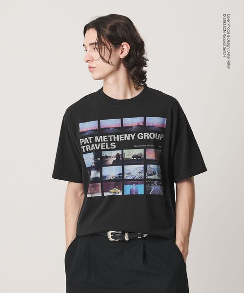 BEAUTY&YOUTH/ ＜ECM × BEAUTY&YOUTH＞PAT METHENY GROUP TRAVELS プリント Tシャツ/Tシャツ / カットソー
