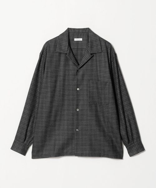 KAPTAIN SUNSHINE/＜KAPTAIN SUNSHINE＞PLAID OPEN COLLAR SHIRT/シャツ/シャツ / ブラウス