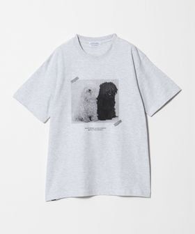 POET MEETS DUBWISE/＜POET MEETS DUBWISE＞TWO DOGS Tシャツ グレー/Tシャツ / カットソー