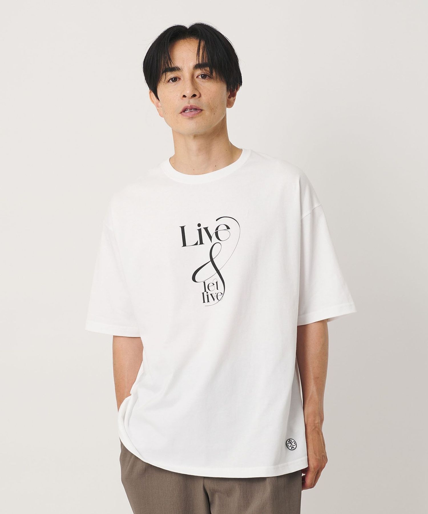 ESPOIR＞LIVE & LET LIVE Tシャツ