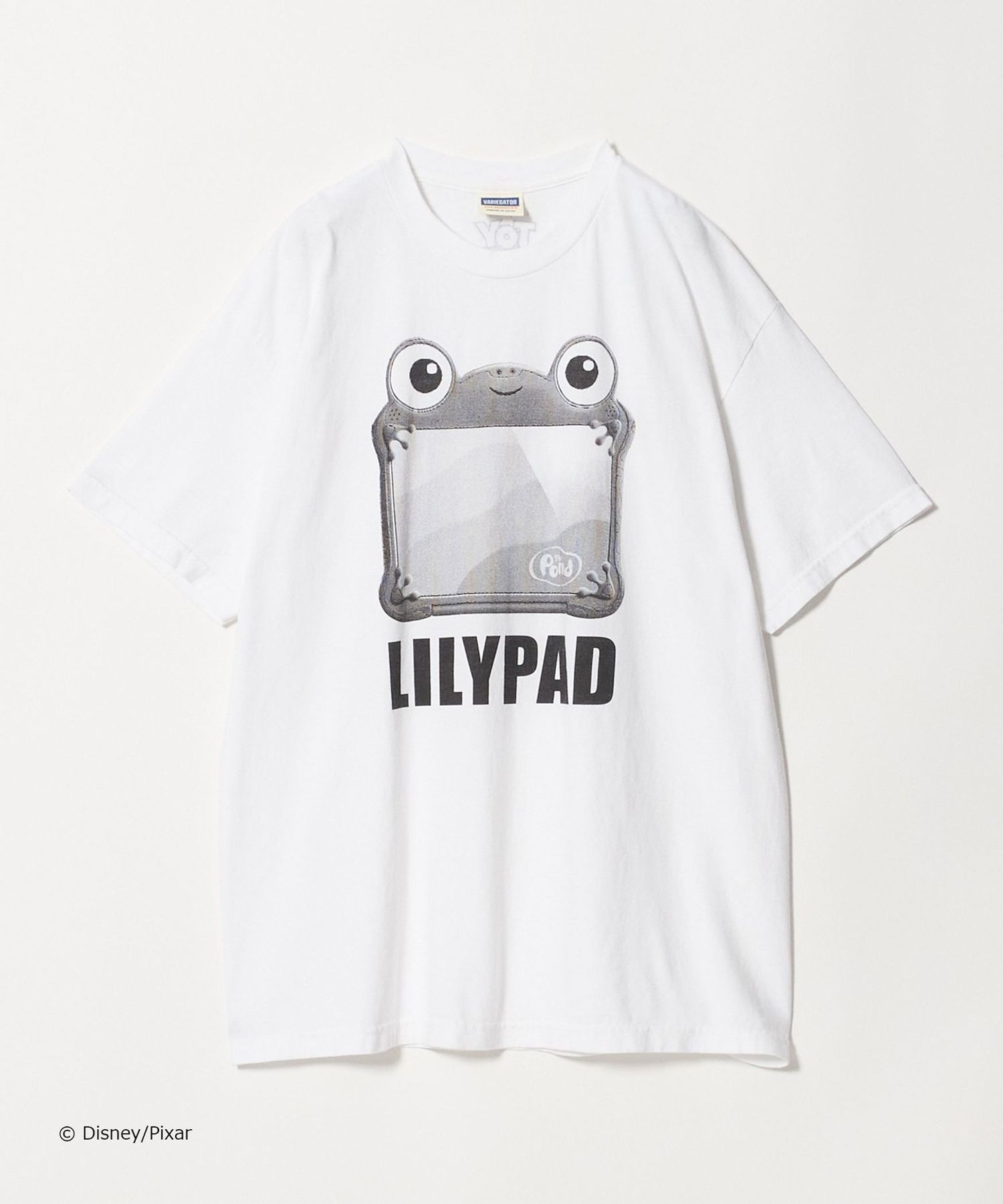 別注】＜VARIEGATOR＞LILY PAD プリント Tシャツ ホワイト