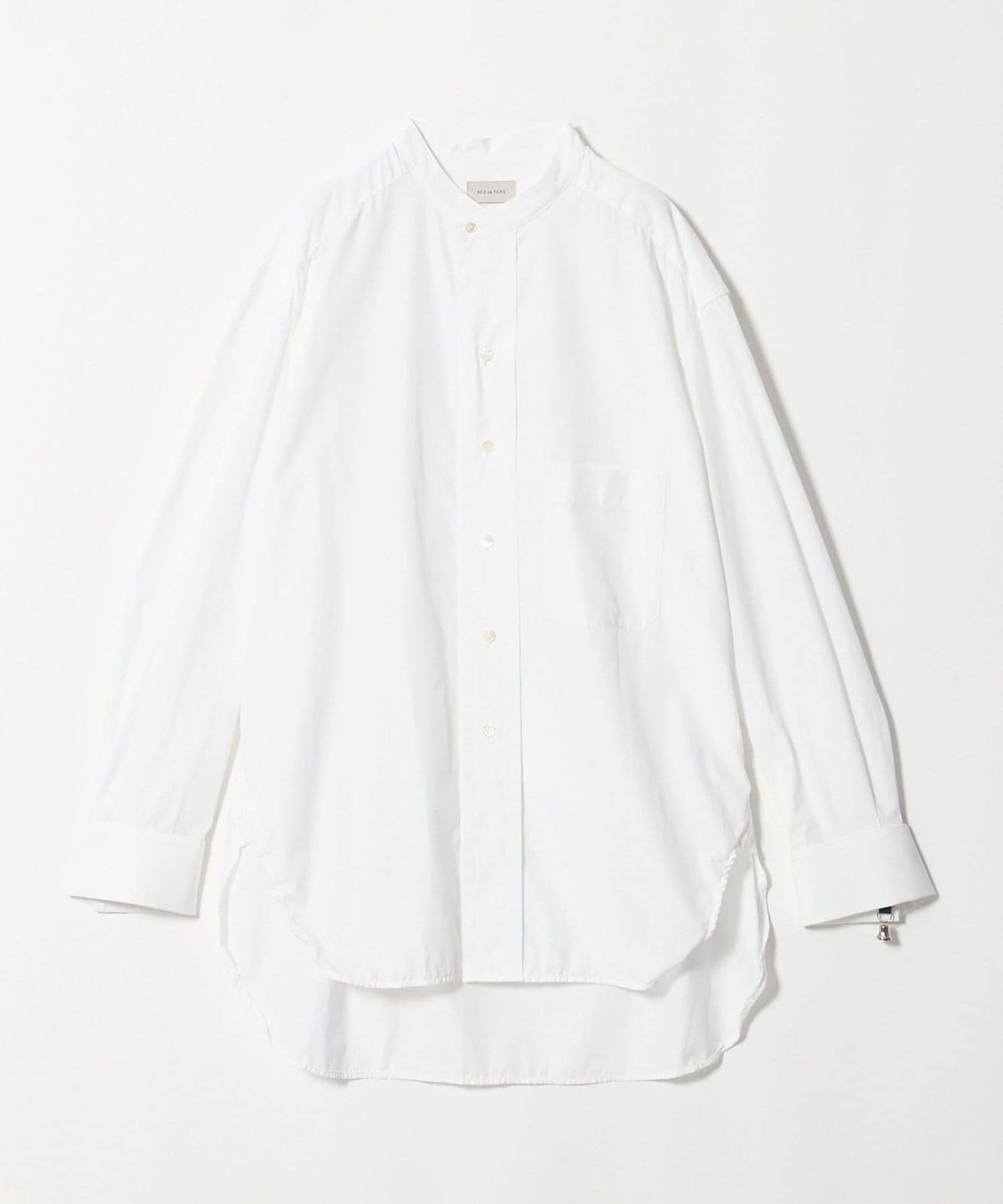 BED J.W. FORD ノーカラーローズシャツ 0 BED J.W FORD＞NICE DETAIL SHIRT/シャツ