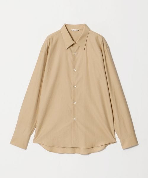 AURALEE/＜AURALEE＞WASHED TWILL SLIM SHIRT/シャツ/シャツ / ブラウス