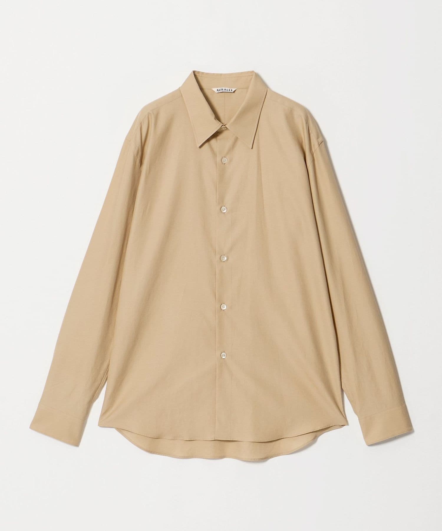 AURALEE＞WASHED TWILL SLIM SHIRT/シャツ