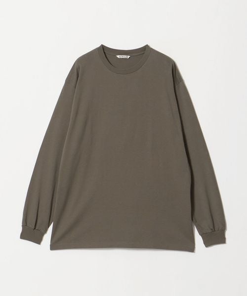 AURALEE/＜AURALEE＞LUSTER PLAITING LONG SLEEVE T―SHIRT/カットソー/Tシャツ / カットソー