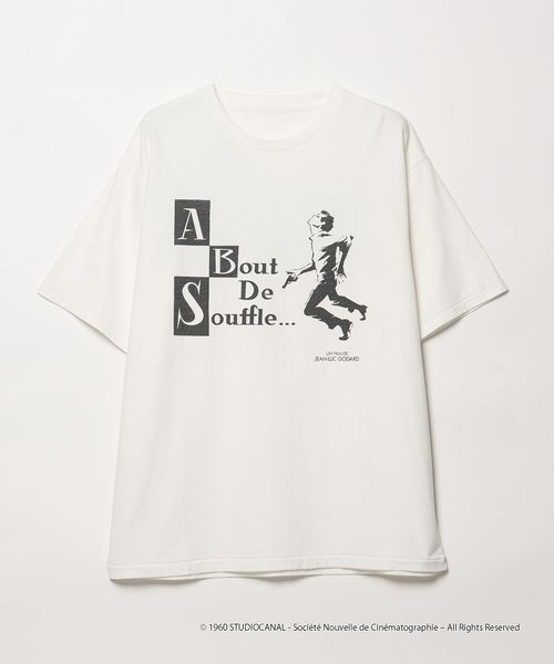 BEAUTY&YOUTH/＜GODARD × BEAUTY&YOUTH＞A BOUT DE SOUF FLE Tシャツ ホワイト/Tシャツ / カットソー