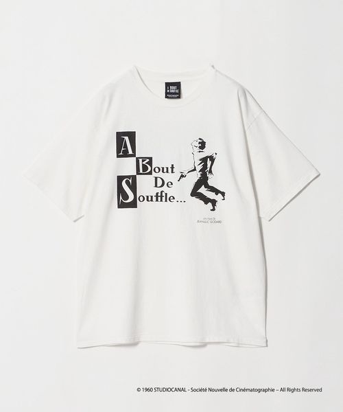 BEAUTY&YOUTH/＜GODARD × BEAUTY&YOUTH＞A BOUT DE SOUF FLE Tシャツ ホワイト/Tシャツ / カットソー