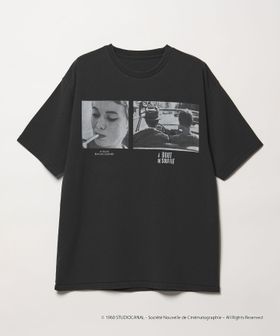 BEAUTY&YOUTH/＜GODARD × BEAUTY&YOUTH＞A BOUT DE SOUF FLE Tシャツ ブラック/Tシャツ / カットソー