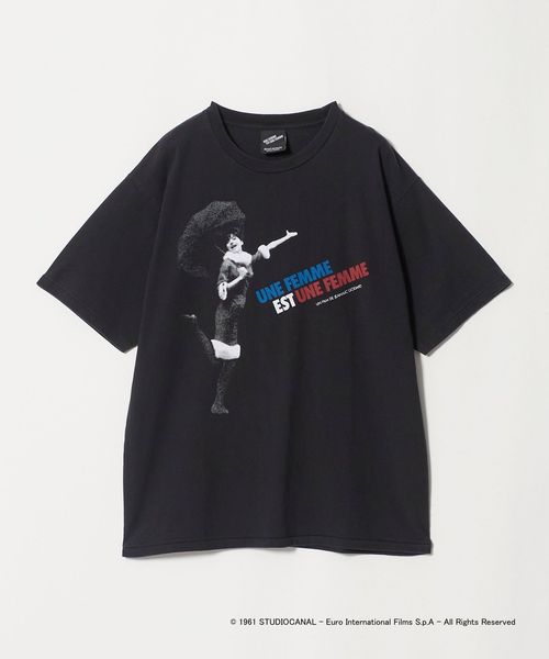 BEAUTY&YOUTH/＜GODARD × BEAUTY&YOUTH＞UNE FEMME Tシャツ ブラック/Tシャツ / カットソー