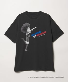 BEAUTY&YOUTH/＜GODARD × BEAUTY&YOUTH＞UNE FEMME Tシャツ ブラック/Tシャツ / カットソー