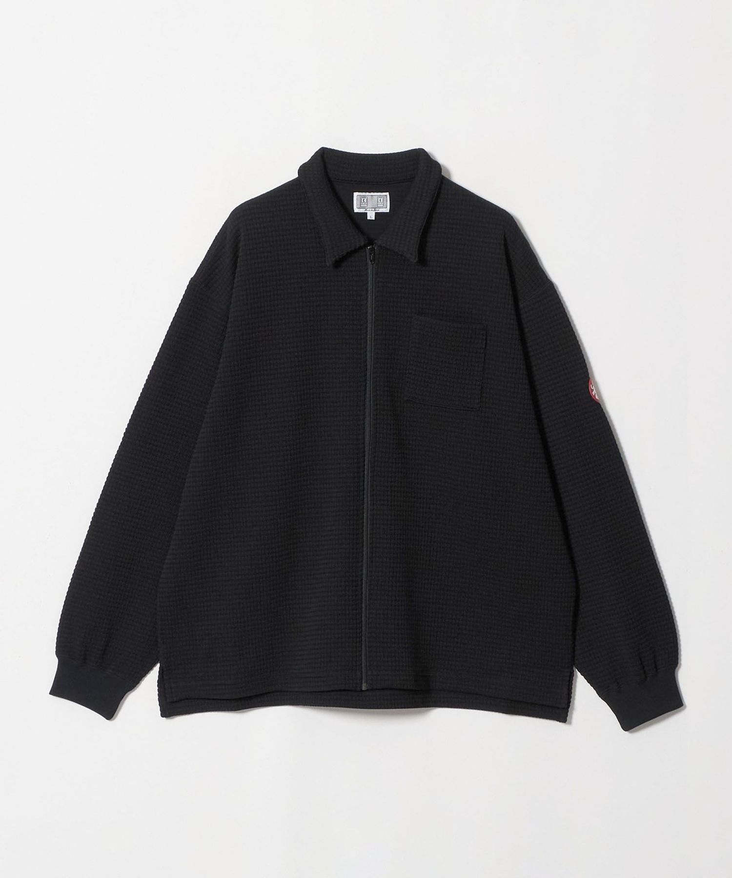 C.E＞WAFFLE PE JERSEY ZIP SHIRT/カーディガン