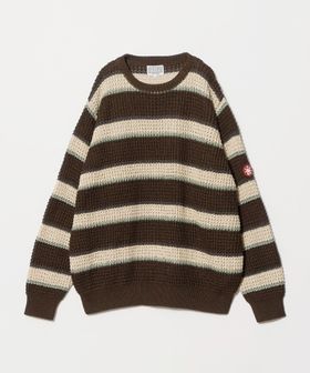 C.E/＜C.E＞STRIPE LOOSE WAFFLE KNIT/ニット/ニット / セーター