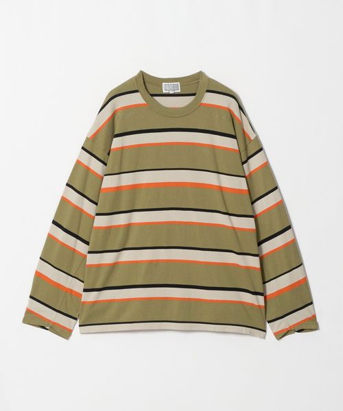 C.E/＜C.E＞DISTINCTION STRIPE LONG SLEEVE T―SHIRT/カットソー/Tシャツ / カットソー