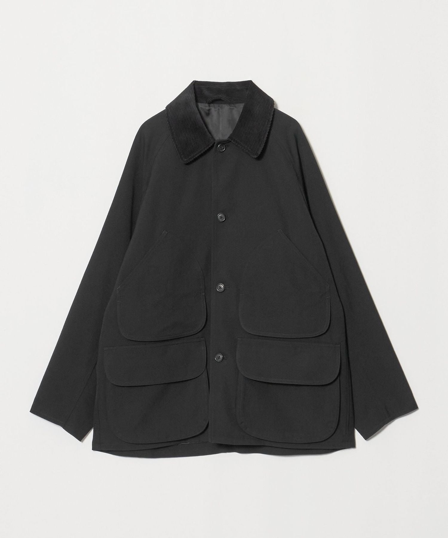 ユナイテッドアローズ UNITED ARROWS ギャバジン　ハンティングコート blurhms＞ギャバジン ハンティング ジャケット