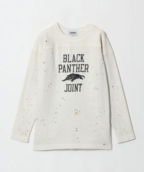 BOWWOW/＜BOWWOW＞PAINTED FOOTBALL SHIRT – BLACK PANTHER/カットソー/Tシャツ / カットソー