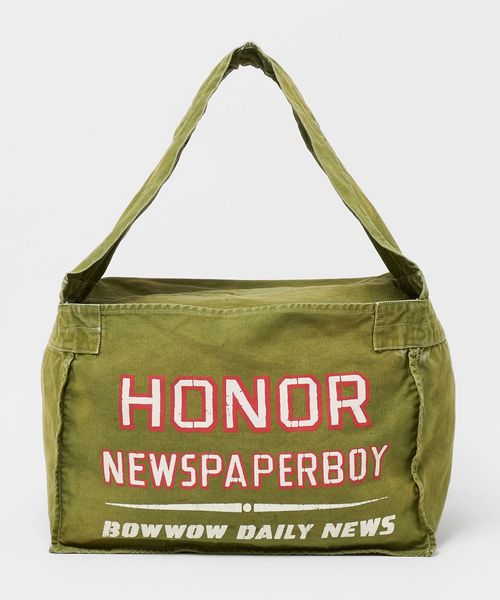 BOWWOW/＜BOWWOW＞WIDE STRAP NEWSPAPER BAG/バッグ/ショルダーバッグ