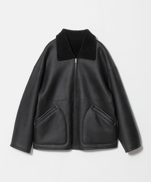 AURALEE/＜AURALEE＞MOUTON ZIP BLOUSON/コート/その他コート / ブルゾン