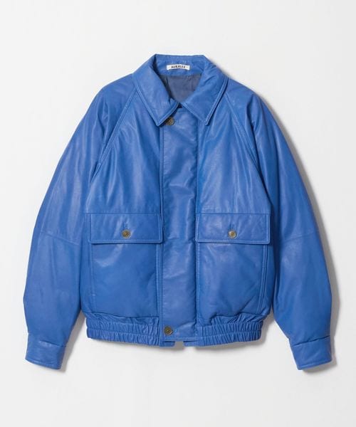 AURALEE/＜AURALEE＞LEATHER DOWN BLOUSON/ダウンジャケット/ダウンジャケット / ダウンベスト