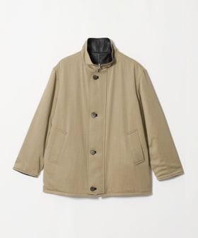 AURALEE/＜AURALEE＞REVERSIBLE WOOL TWISTED TWILL/SHEEP LEATHER HALF COAT/コート/その他コート / ブルゾン