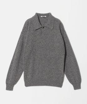 AURALEE/＜AURALEE＞CASHMERE NEP KNIT POLOCOLLAR/ニット/ニット / セーター
