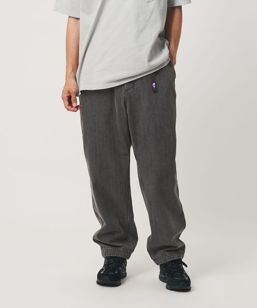 THE NORTH FACE PURPLE LABEL/＜THE NORTH FACE PURPLE LABEL＞ワイド テーパード デニム パンツ グレー/デニムパンツ