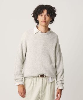 OWNESS/＜OWNESS＞ジノメ コットン フレイド クルーネック ニット/ニット / セーター