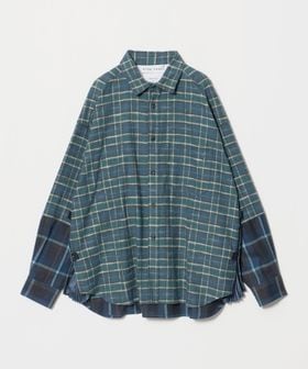 KYOU/＜KYOU＞BEAN スウィッチング サイドプリーツ シャツ/シャツ / ブラウス