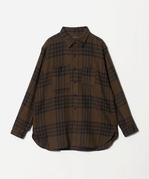 ENGINEERED GARMENTS/＜ENGINEERED GARMENTS＞コットンフランネル ワークシャツ/シャツ / ブラウス