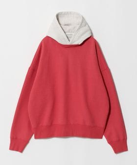 INSCRIRE/＜INSCRIRE＞LOOSE FIT 2TONE HOODIE/フーディー/スウェット / パーカー