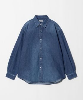 BEAUTY&YOUTH/シェービング デニム レギュラーカラー シャツ GRANDE型/シャツ / ブラウス