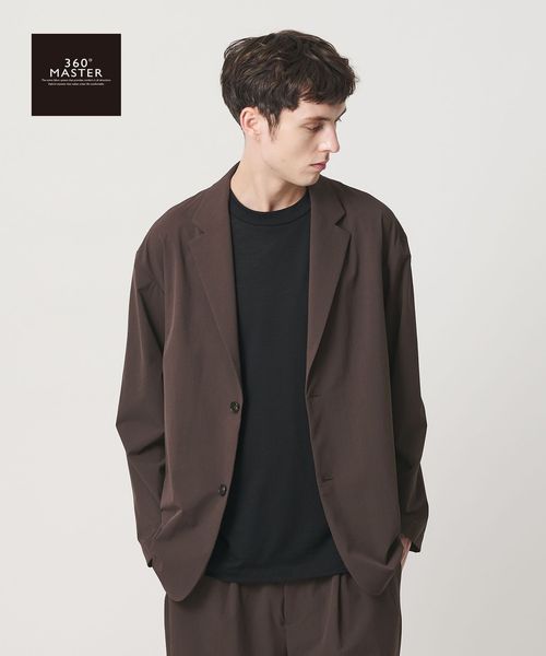 BEAUTY&YOUTH/360°MASTER リラックス 2B ジャケット セットアップ対応 撥水 ストレッチ ウォッシャブル/セットアップ ジャケット